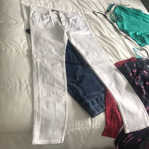 Abercombie & Fitch white Jeans